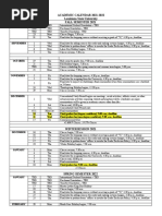 ACADEMIC CALENDAR 2021-2022 Louisiana State University Fall Semester 2021