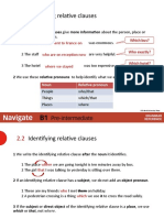1 Identifying Relative Clauses Give More Information About The Person, Place or