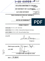 Seth Sundberg 1099 OID Indictment Complaint Motion to Dismiss