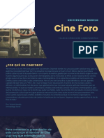 Cine Foro - Universidad Modelo - Propuesta - Pedro Massa (1)