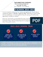 2021 2022 School Year Update TL