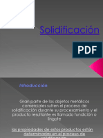 Solidificacion