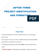 Project Identification and Formation