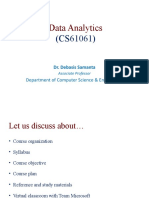 Data Analytics: Department of Computer Science & Engineering