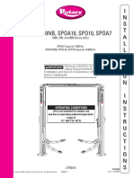 Rotary SPO10 & SPOA10 Installation Instructions