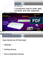 Input Device: Types of Input Devices