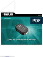 Quickly Test RS-232 Signals On DB9 Ports