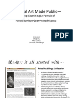 Personal Art Made Public-: Reading (Examining) A Portrait of Purple Bamboo Guanyin Bodhisattva