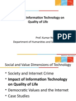 Impact of Information Technology On Quality of Life