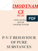 Explore P-V-T Behavior of Pure Substances