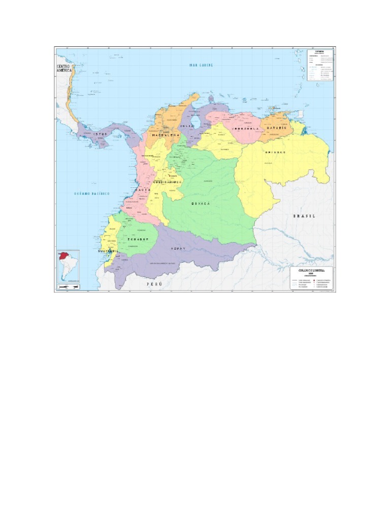 Mapa La Gran Colombia Pdf