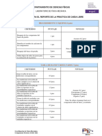 Rúbrica para La Práctica de Caída Libre (I Pao 2021)