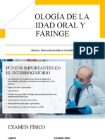 Semiología de La Cavidad Oral y Faringe