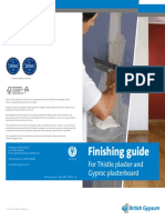 Finishing Guide: For Thistle Plaster and Gyproc Plasterboard