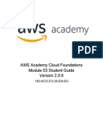 AWS Academy Cloud Foundations Module 03 Student Guide: 100-ACCLFO-20-EN-SG