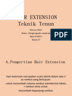 HAIR EXTENSION TEKNIK