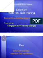 Selenium Tutorial Day 1-0 - Selenium and IDE Overview