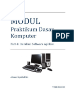 Part 4 - Installasi Software Aplikasi