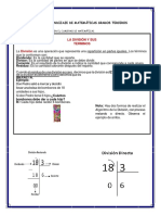 Guía de Aprendizaje de Matemáticas 1 Grados Tercero 3er Periodo