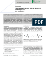 Co-Assembly and Self-Sorting Effects in Gels of Blends of Polyurethane Model Compounds