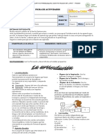 Ficha de Aprendizaje Comunicación - 1°