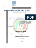 Analisis Financiero Camaronera