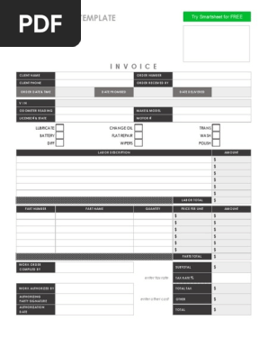 IC Auto Invoice 10768 PDF