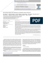 BA III - Decreasing Surgical Site Infections in Pediatric Stoma Closures