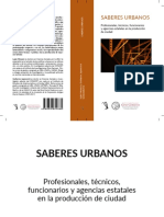 Menazzi, Saberes Urbanos. Profesionales Tecnicos