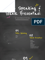 DO - Public Speaking (Dr. Dwita Oktaria, M.PD - Ked.)