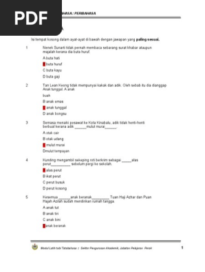 Peribahasa Form 2 Pdf