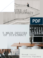 Devices of Diplomacy