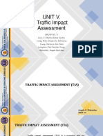 UNIT V Traffic Impact Assessment BSCE 3A