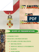 167855427 Afp Awards and Decorations Ppt