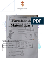 Portafolio Matemáticas 1ro Básico Colegio Sagrado Corazón