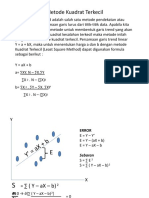 Metode Kuadrat Terkecil