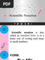 6) Scientific Notation