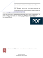 El Problema de La Periodización en La Historia Económica de América Latina