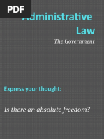 LESSON 1 Introduction To Administrative LAw