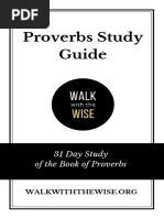 Proverbs Study Guide Final