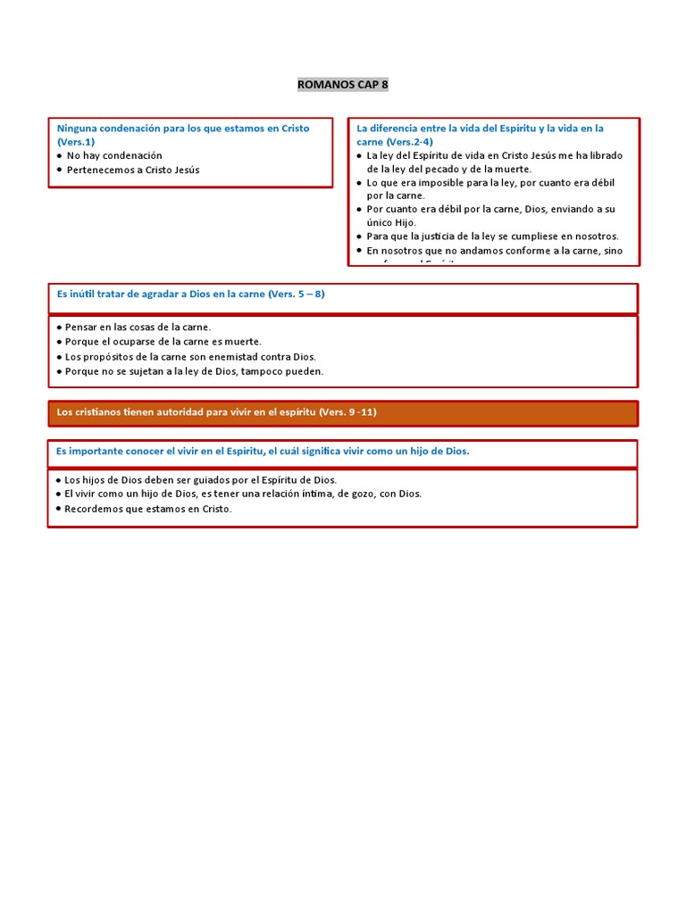 Romanos cap 8