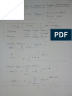 Frequency Analysis of Signals and Systems Using Fourier Transforms