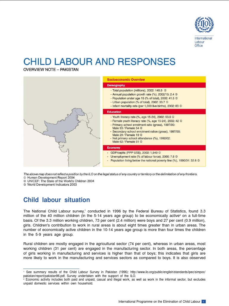 Eliminating Child Labour in Pakistan | PDF | Social Science