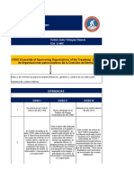 Comparación Coso I, II, III