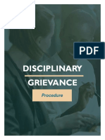 Disciplinary Grievance