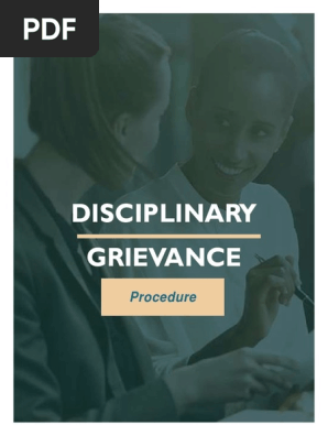 DISCIPLINARY GRIEVANCE 