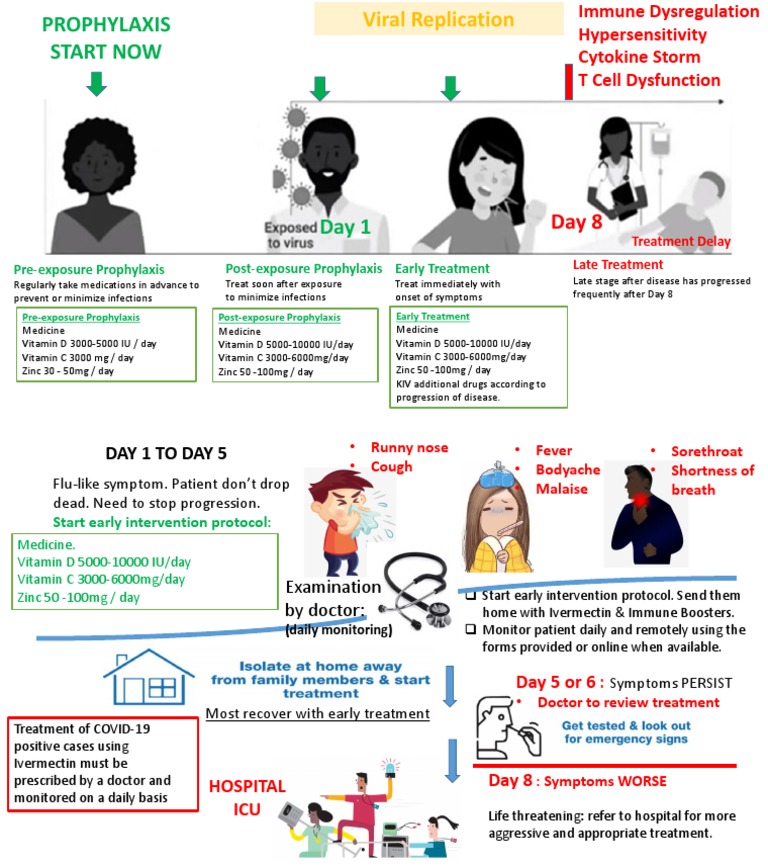 COVID-19 Prophylaxis & Treatment Infograph Minus BM | PDF | Preventive ...