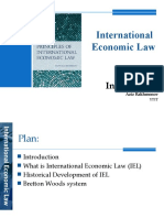 International Economic Law: Aziz Rakhmonov