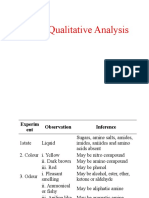 Organic Qualitative Analysis