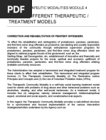 Therapeutic Modalities Module 4